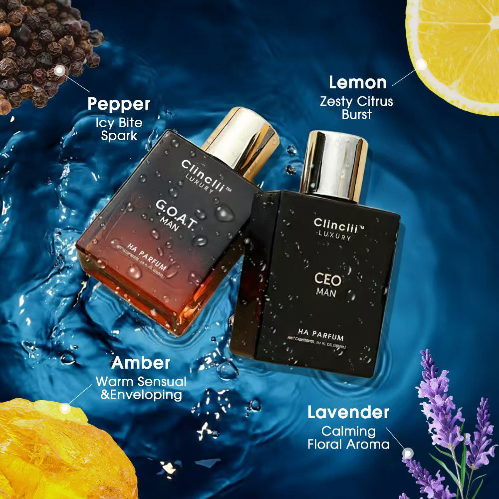 Final 3 Hours: 60%OFFđ„Gentlemenâs Fragrance Set with CEO MAN Perfume & G.O.A.T MAN Aroma