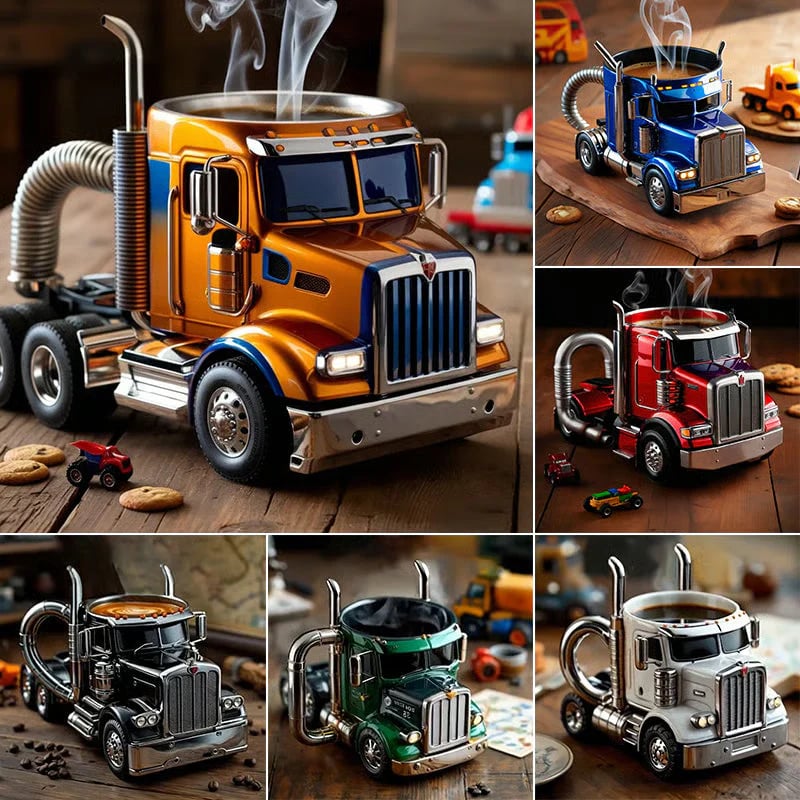 🔥Last day 50% OFF - 🚚Handcrafted Truck Coffee mug