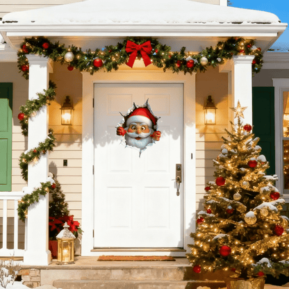 🔥Vente de Noël – 49 % de réduction🎄Autocollant Père Noël casse-mur