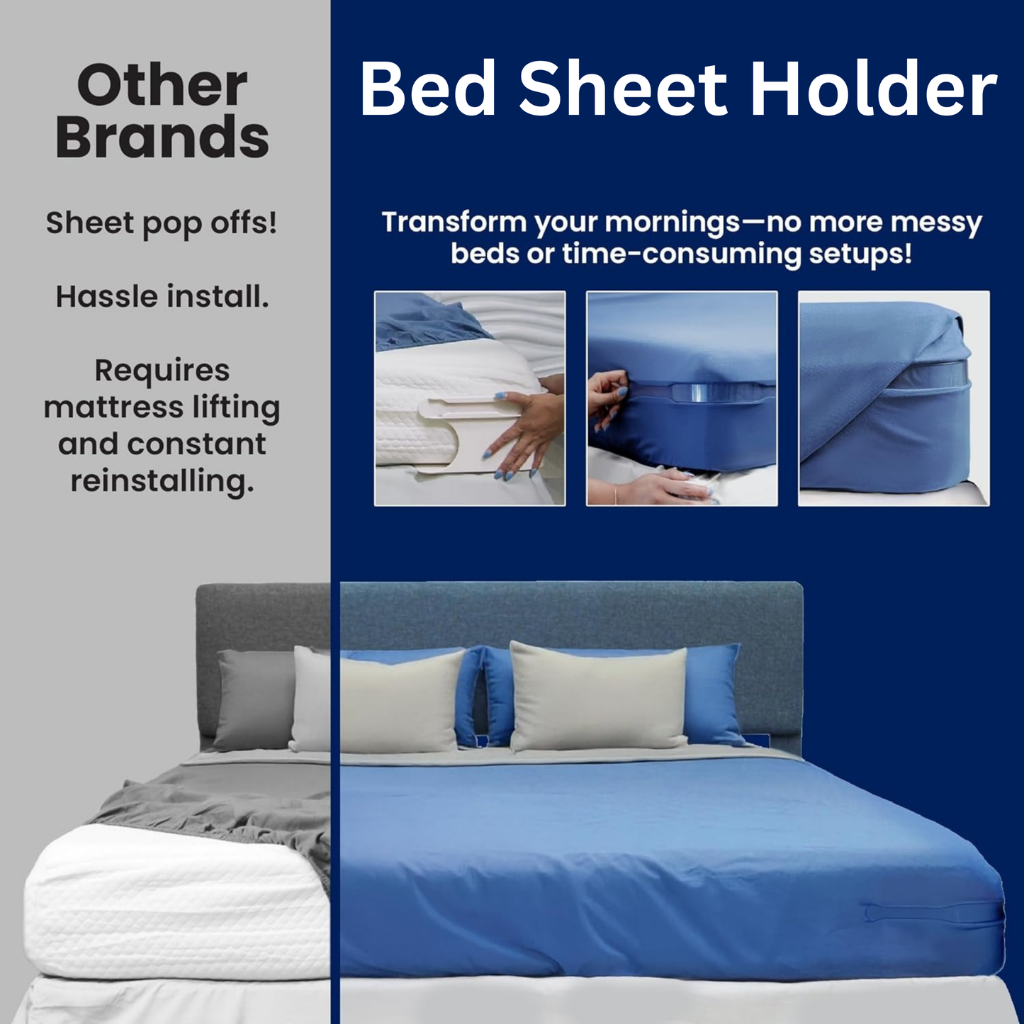 Bed Sheet Holder | Bed Sheet Lock (4pcs set)
