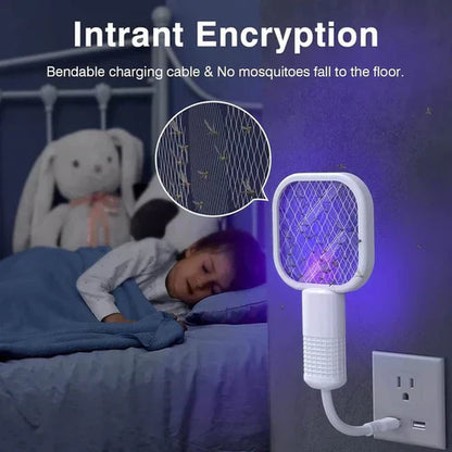 ✨2026 NEW🔥USB Mini Mosquito Swatter💥Portable Fly Killer, Insect Killer for Pest Control, Mosquito Bat for Indoor and Outdoor