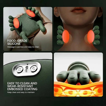 🎅Christmas Hot Sale 30% Off🎁3D Shiatsu Neck Massager + Heat 🔥