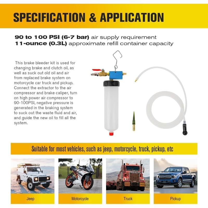 🔥 LAST DAY 49% OFF - 🛠️🚗 Auto car brake fluid oil change replacement tool