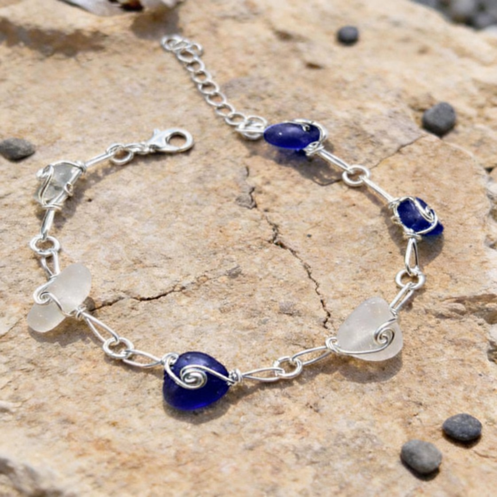 Sapphire & White