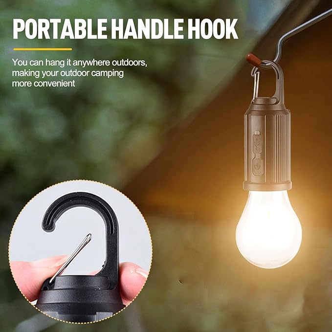 🔥Solar Tent Lights USB Rechargeable Led Camping Lantern