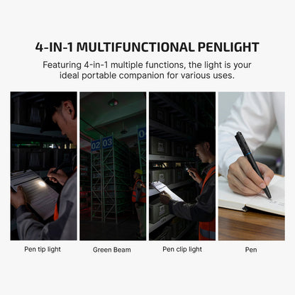 49% OFF This Week 🎉🎉O'Pen 3 Multifunctional Pen Light with 120 Lumens & Green Laser