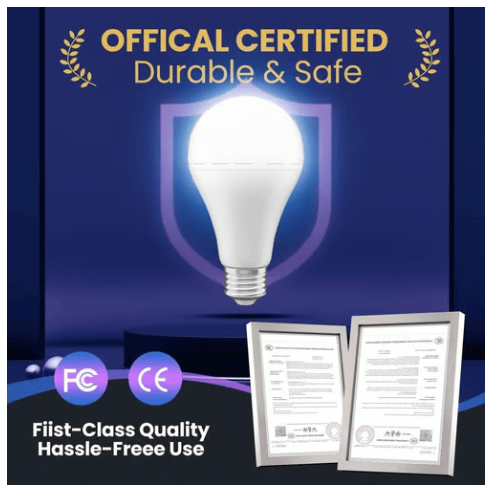 Rechargeable Emergency Light Bulbs