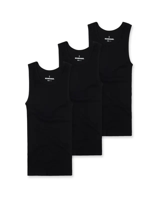 🔥Hot Sale 49% off🌟💪Premium Ultra-Soft Cotton Fitted Tank 3 Pack