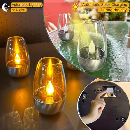 IP65 Waterproof Table Solar Lamp LED Candles