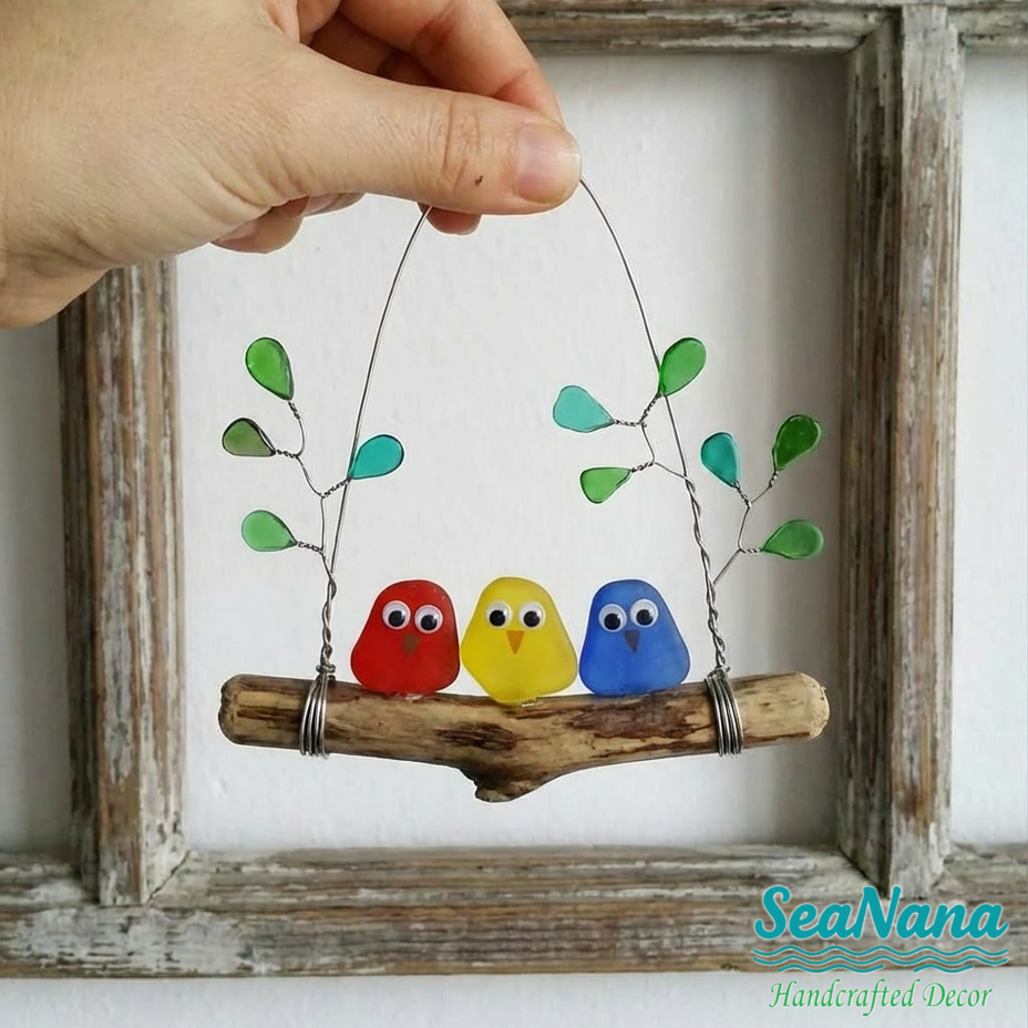 The Trio of Joy (3 Birds)