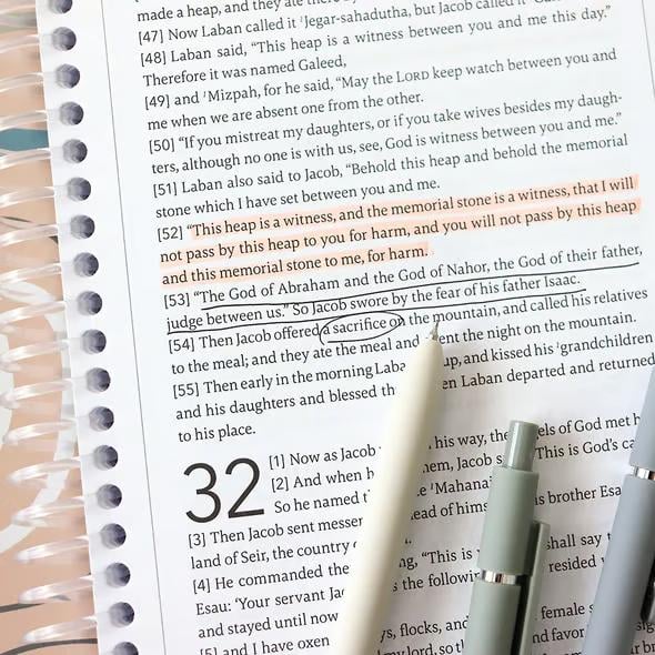 🔥LAST DAY 49% OFF -🙏🏼The Bible In A Year: A 52-Week Journey Through God's Word