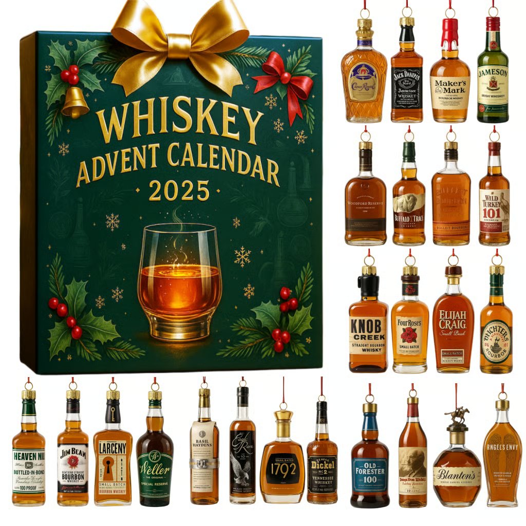 Buffalo Trace 250th Anniversary Advent Calendar – Festive Party Gift & Home Bar Decoration 🎁 |✈️ Buy 2 Get Free Shipping