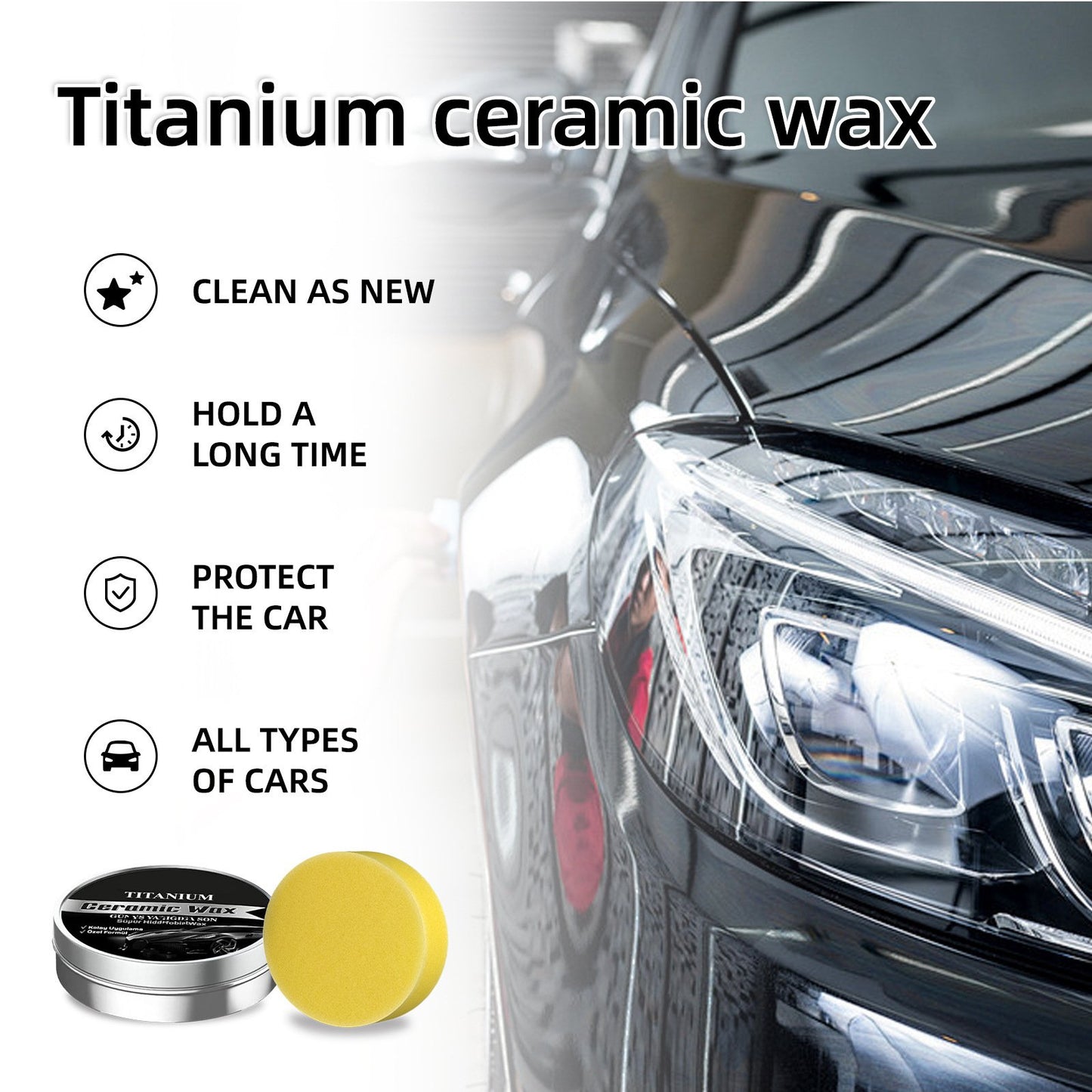🏆Flash Sale⚡ 50K+ SOLD! Almost Gone-💥🚗 Titanium Ceramic Wax Cream