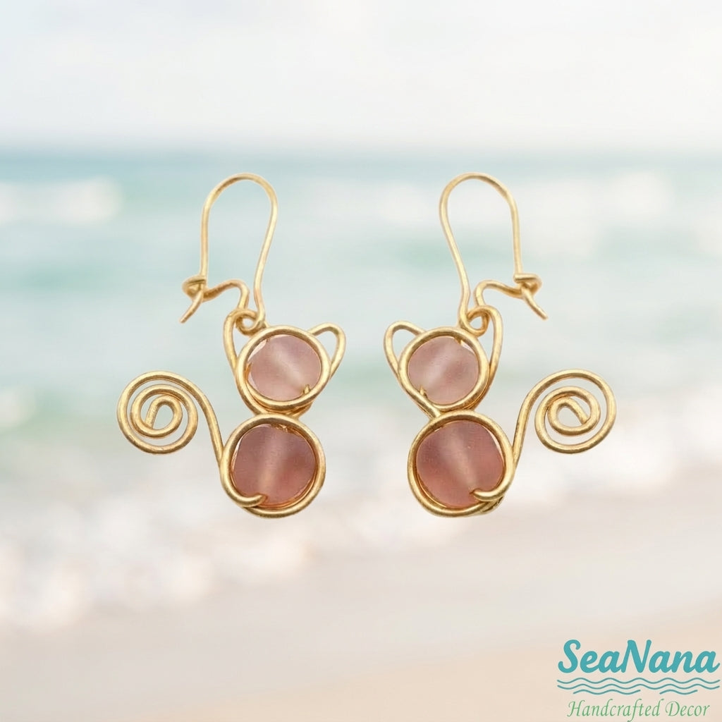 Earrings-Pink