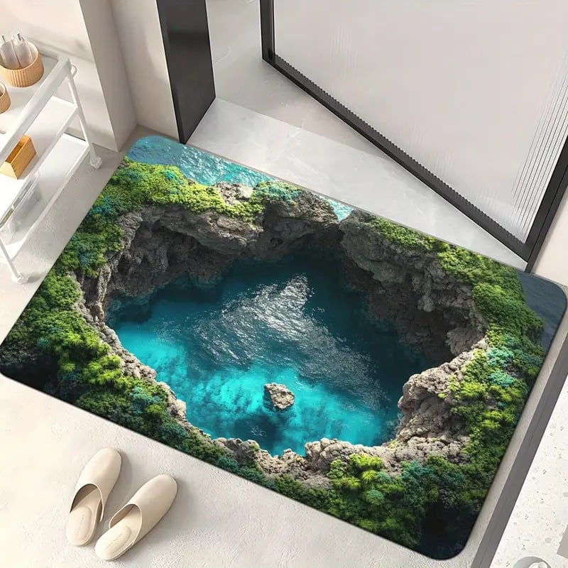 🔥LAST DAY 49% OFF🔥Visual Illusion Endless Abyss Pattern HD Printed Non-Slip Doormat