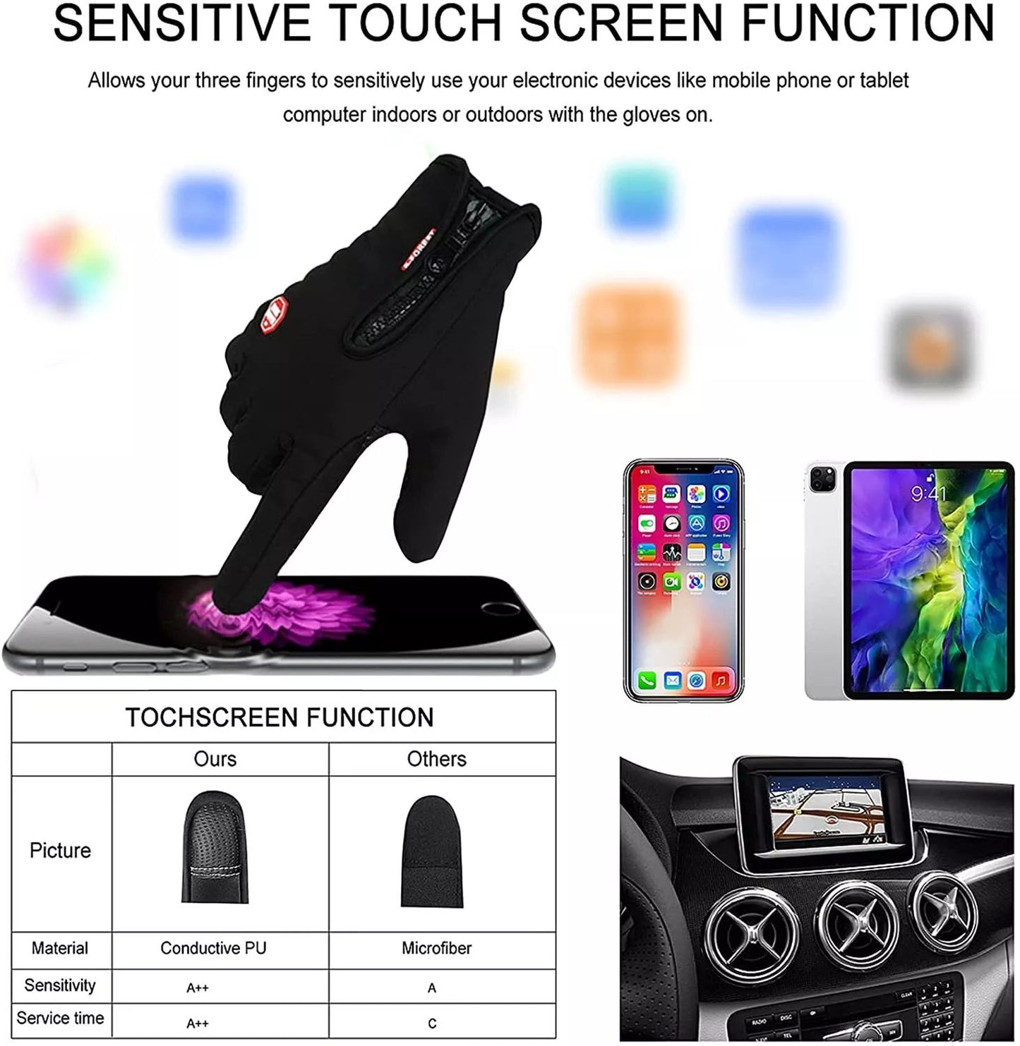 🔥Touchscreen Gloves for Outdoor Working