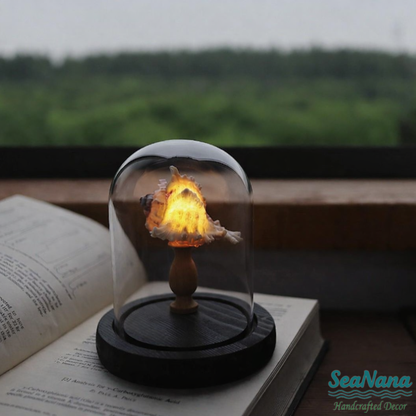 Whispers of the Sea Lamp: Unique Shell & Urchin Night Lights
