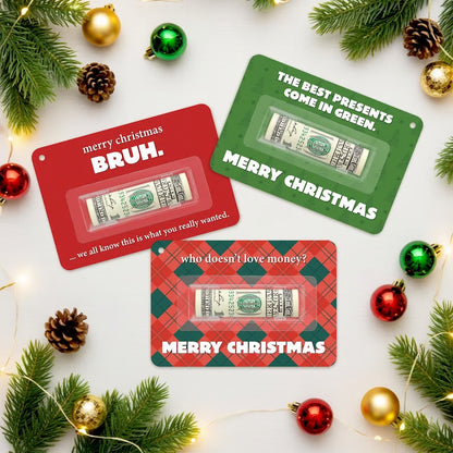 🎄BLACK FRIDAY 49% OFF-🎅Funny Christmas Cash Holder Card