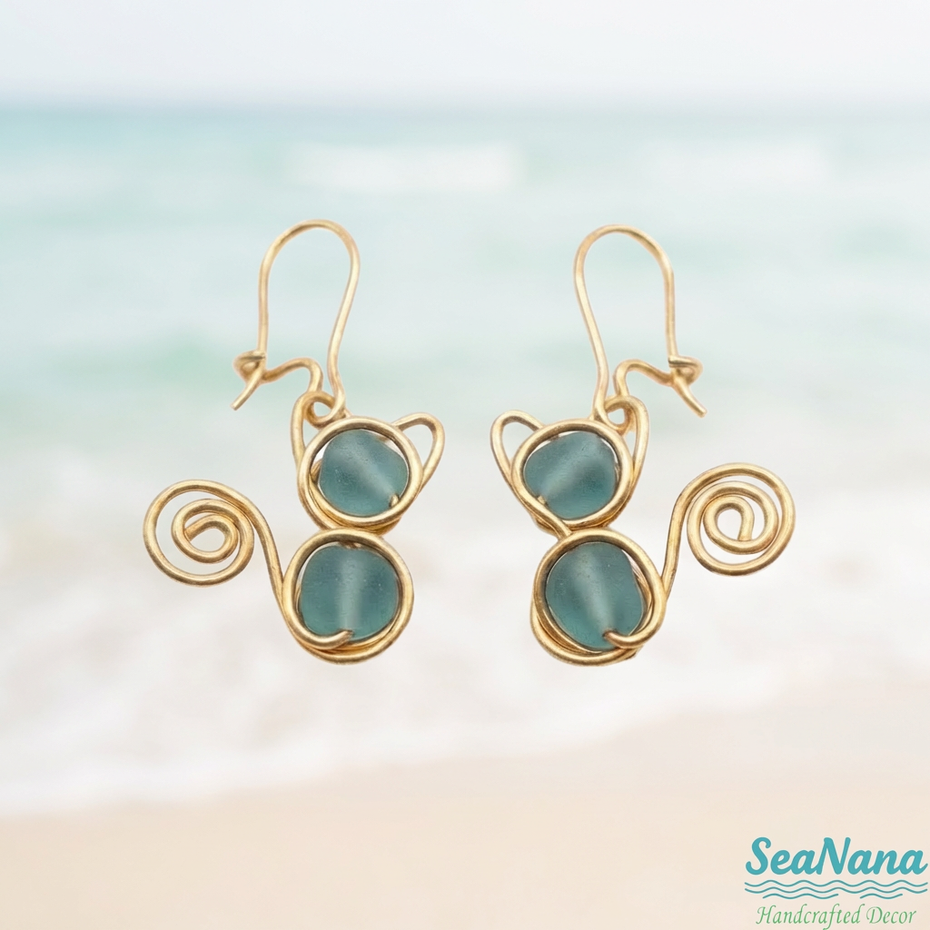 Earrings-Blue