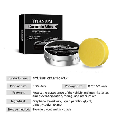 🏆Flash Sale⚡ 50K+ SOLD! Almost Gone-💥🚗 Titanium Ceramic Wax Cream