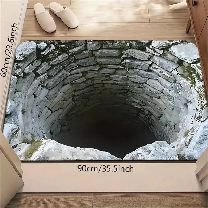 🔥LAST DAY 49% OFF🔥Visual Illusion Endless Abyss Pattern HD Printed Non-Slip Doormat