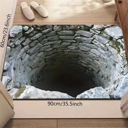 🔥LAST DAY 49% OFF🔥Visual Illusion Endless Abyss Pattern HD Printed Non-Slip Doormat