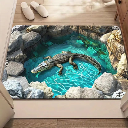 🔥LAST DAY 49% OFF🔥Visual Illusion Endless Abyss Pattern HD Printed Non-Slip Doormat