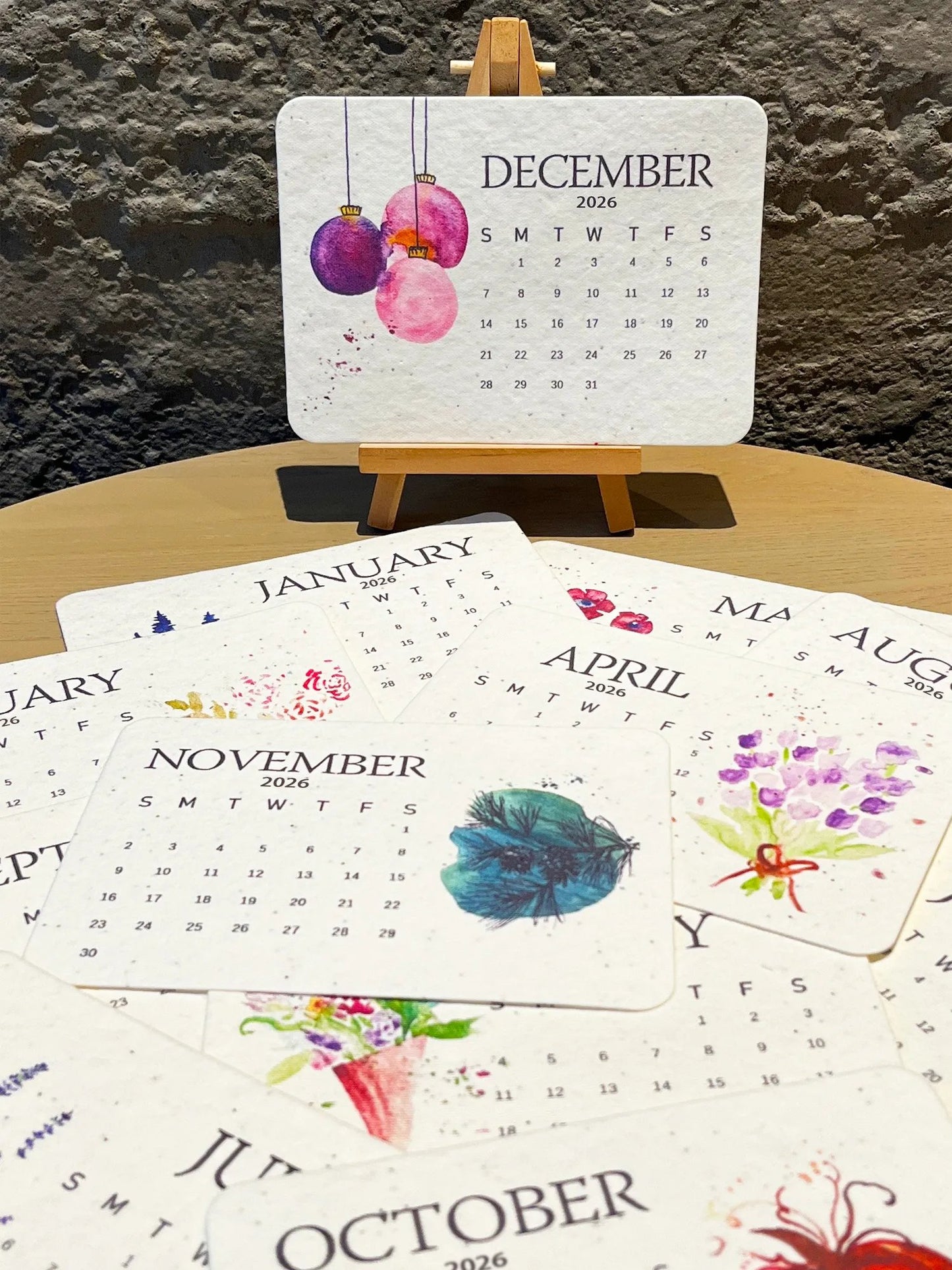 🔥Last day 49% OFF🌱Eco-Friendly Plantable Love Seed Calendar 2026