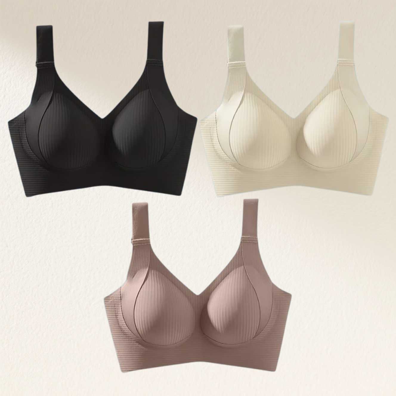 🎁Last Day 49% OFF🔥Super Firming Wire-Free Full Cup Bra All-Day Comfort No More Sagging (3-Pack Value Set)