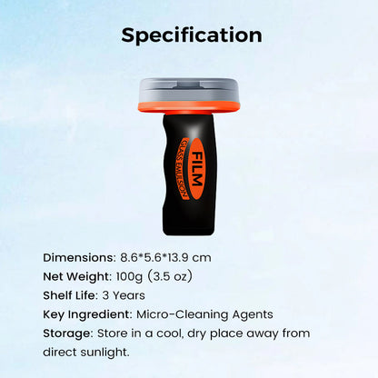 Hot Sale 60% OFF!!⚡50K+ SOLD!🔥🔥2025 Handheld Glass Oil-Film Remover