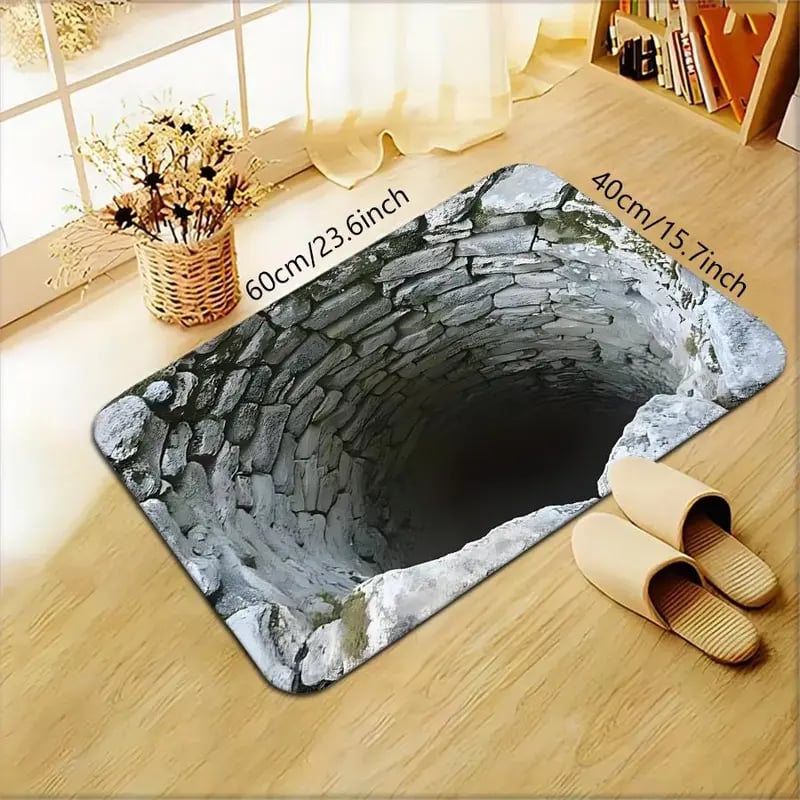 🔥LAST DAY 49% OFF🔥Visual Illusion Endless Abyss Pattern HD Printed Non-Slip Doormat