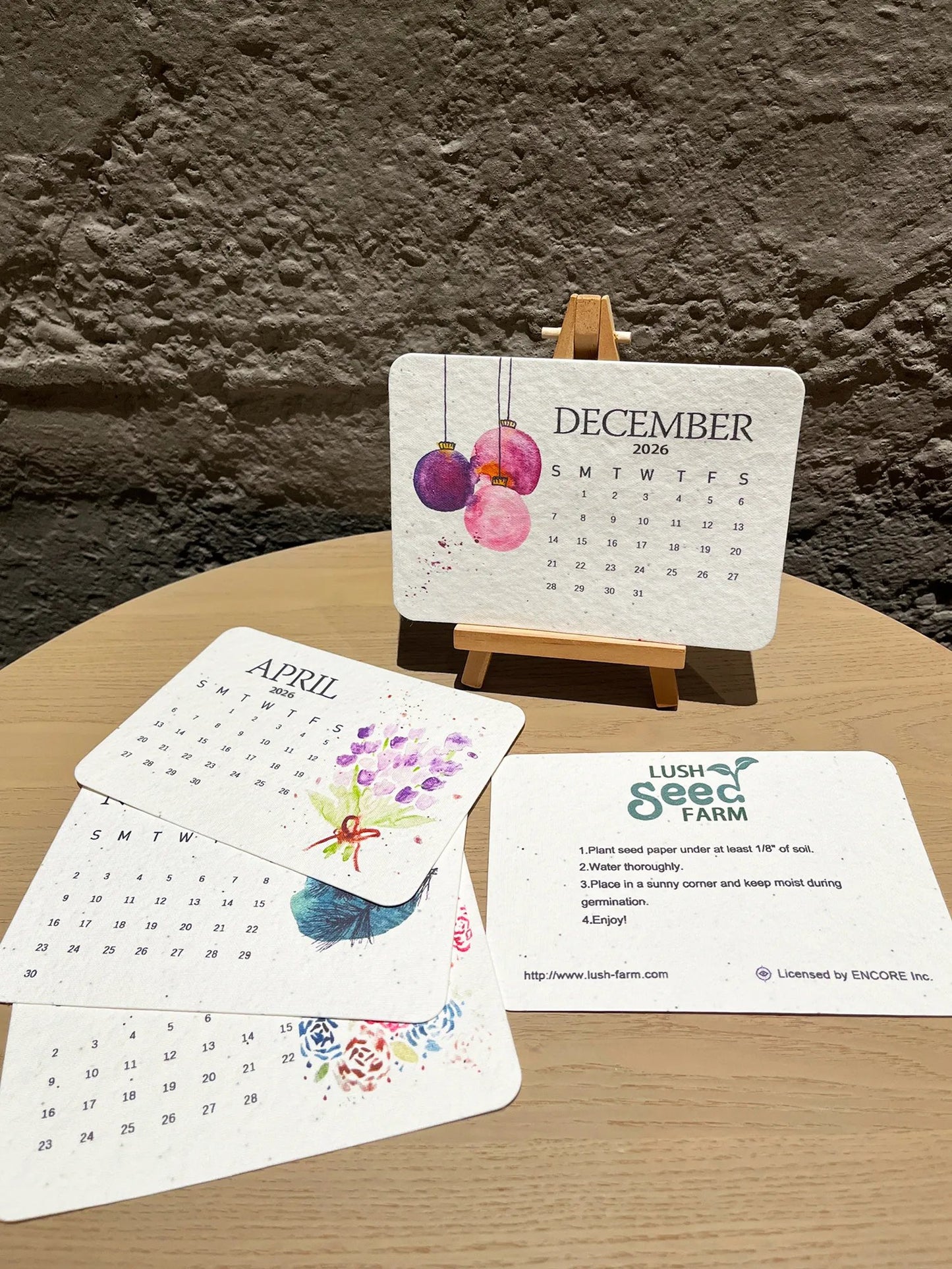🔥Last day 49% OFF🌱Eco-Friendly Plantable Love Seed Calendar 2026