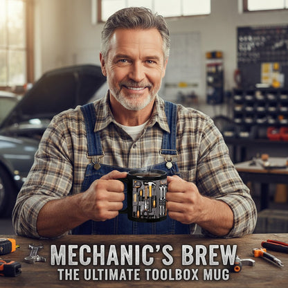 🔥Limited-time discount of 49%🔥The Ultimate Mechanic's Toolbox Mug😍