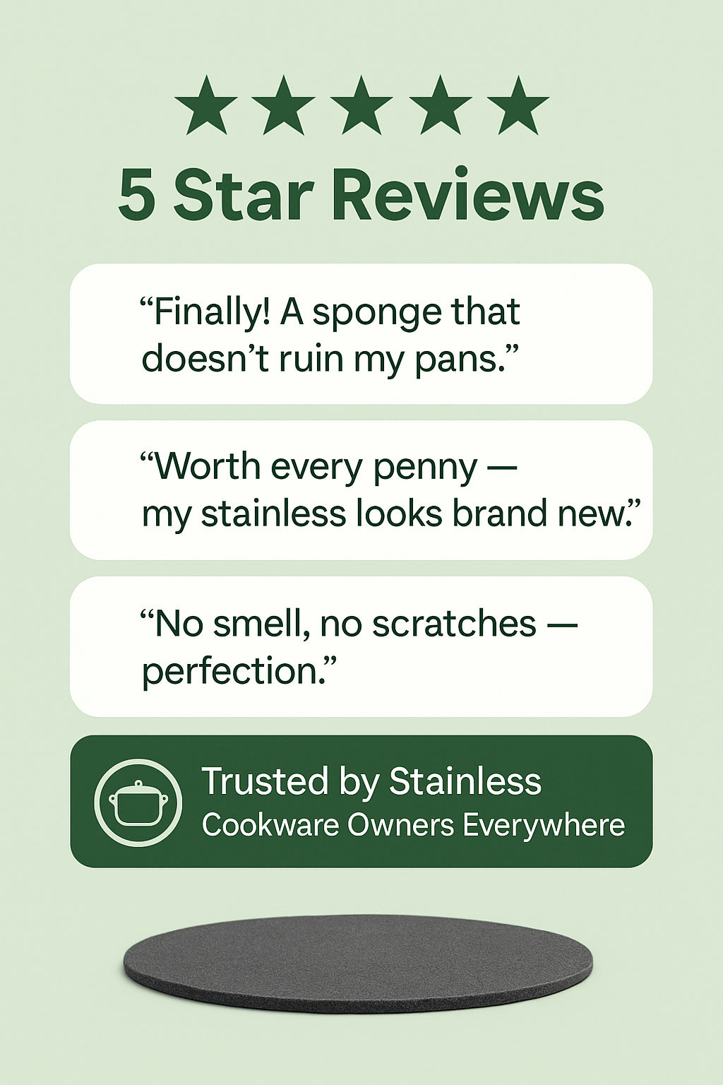 🔥Hot Sale 50% OFF🔥Cleaning sponge specifically designed for stainless steel cookware