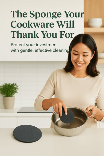 🔥Hot Sale 50% OFF🔥Cleaning sponge specifically designed for stainless steel cookware