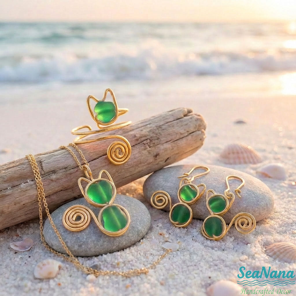 Green Jewelry set