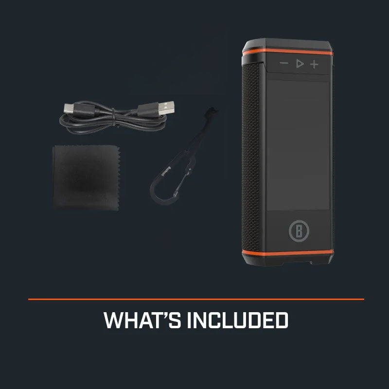 ⛳3.5" Color HD Touchscreen & 360° Premium Audio for Clear Visuals and Audible Distances