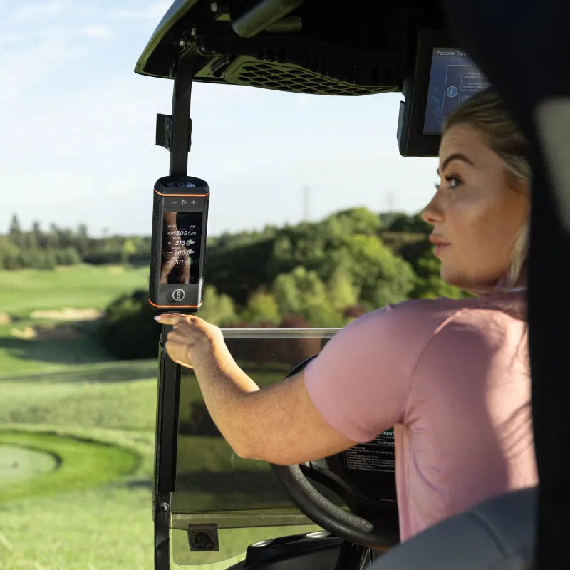 ⛳3.5" Color HD Touchscreen & 360° Premium Audio for Clear Visuals and Audible Distances