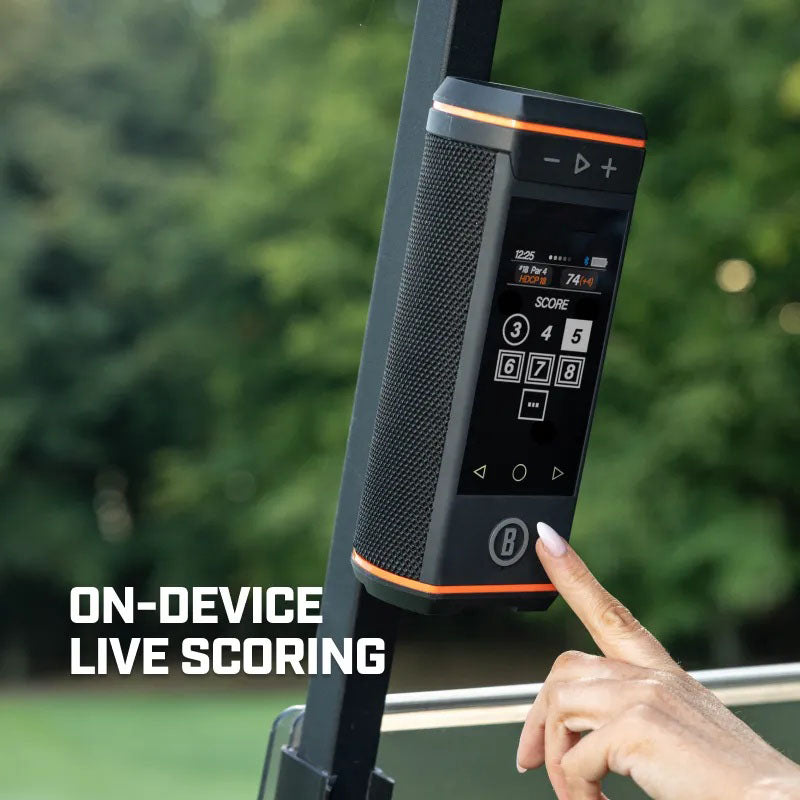 ⛳3.5" Color HD Touchscreen & 360° Premium Audio for Clear Visuals and Audible Distances