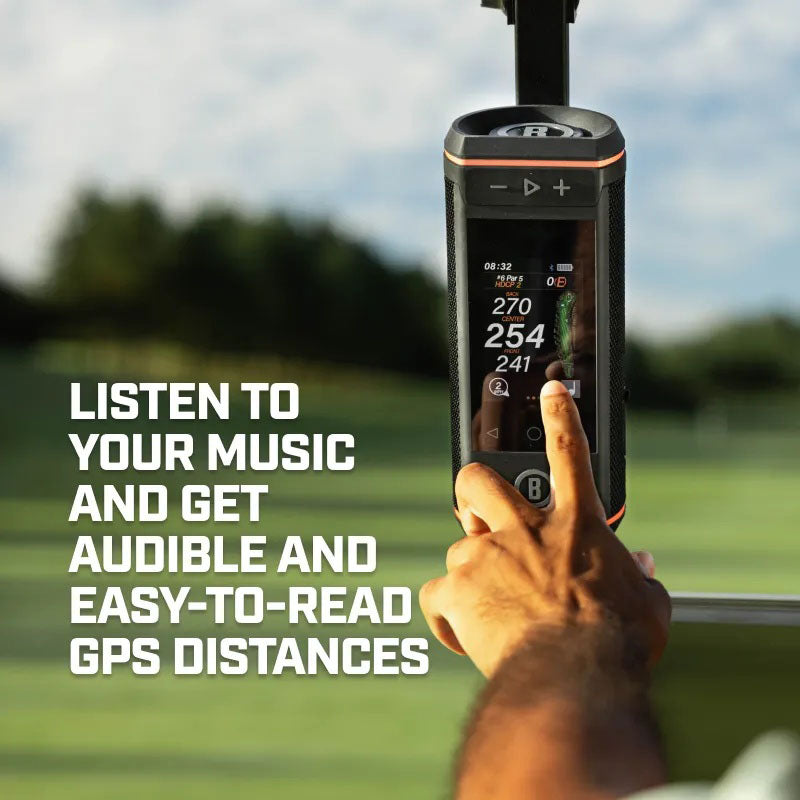 ⛳3.5" Color HD Touchscreen & 360° Premium Audio for Clear Visuals and Audible Distances
