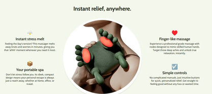 🎅Christmas Hot Sale 30% Off🎁3D Shiatsu Neck Massager + Heat 🔥