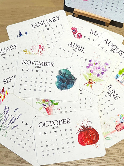 🔥Last day 49% OFF🌱Eco-Friendly Plantable Love Seed Calendar 2026