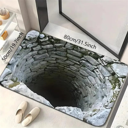 🔥LAST DAY 49% OFF🔥Visual Illusion Endless Abyss Pattern HD Printed Non-Slip Doormat
