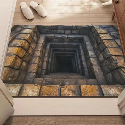 🔥LAST DAY 49% OFF🔥Visual Illusion Endless Abyss Pattern HD Printed Non-Slip Doormat