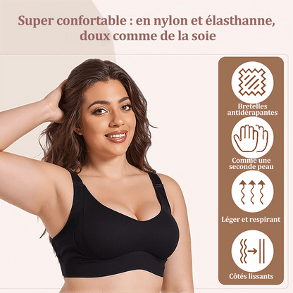 🎁 Dernier jour : Achetez 1, recevez 3 packs 🔥 Soutien-gorge push-up sans armatures ultra gainant, confort toute la journée, fini le relâchement (lot économique de 3)