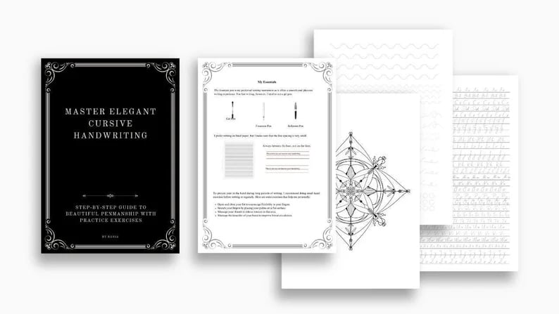 🔥Handwriting Practice Sheets Fundamentals