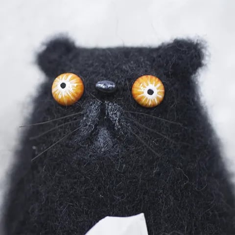 🔥Last Day: BUY 3 GET 1 FREE🎄🎁Wool Felt Familiars – Quirky Handmade Companions🐱