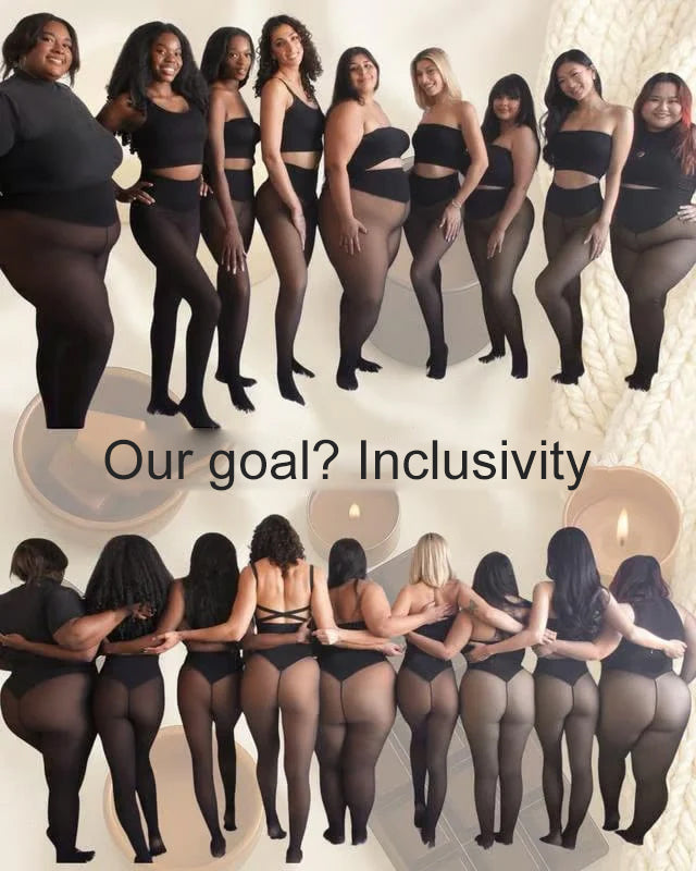 ❄️Shaping fleece leggings with just one seam✨✨Stay warm. Look stunning.💕