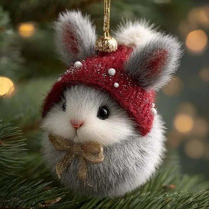 🐇Cozy Woodland Animal Christmas Ornaments