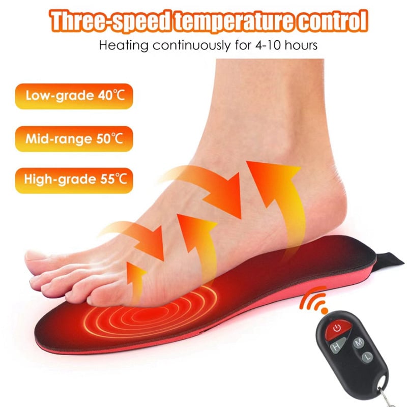 🔥HOT SALE 49% OFF✨Heated Insoles for Women Men with Remote Control 3 Heat Settings